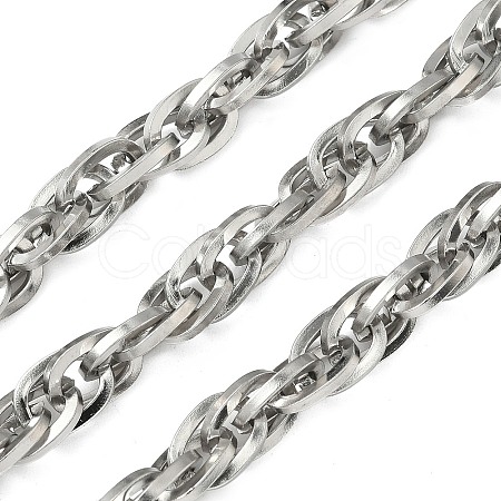 304 Stainless Steel Rope Chains CHS-H025-16P-01-1