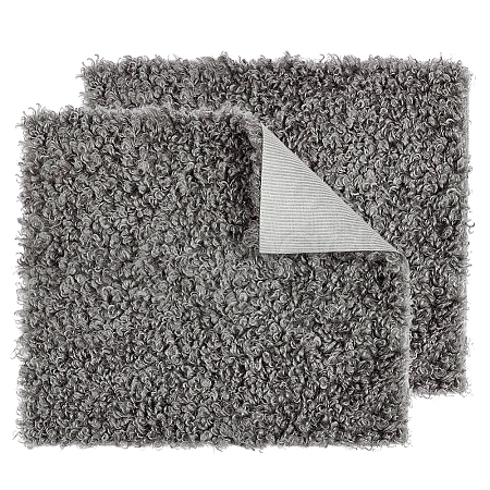 2Pcs Wool Hair Fabric DIY-PH0038-56F-1