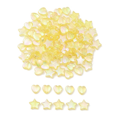 100Pcs 2 Style Eco-Friendly Transparent Acrylic Beads TACR-YW0001-86G-1