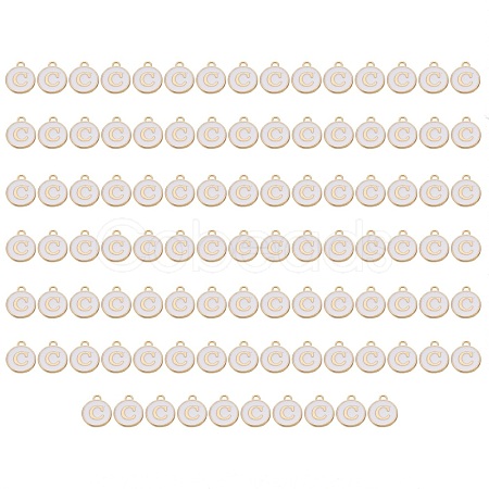 Golden Plated Enamel Alloy Charms ENAM-SZ0001-26A-C-1