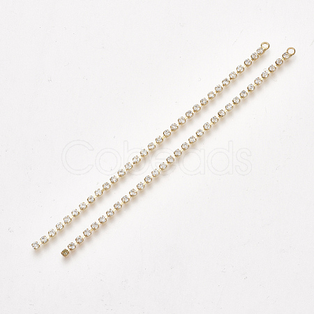 Brass Cubic Zirconia Big Pendants X-KK-T035-125G-1