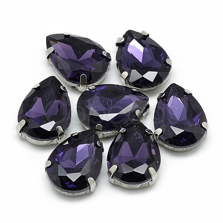 Sew on Rhinestone RGLA-T035-13x18mm-17-1