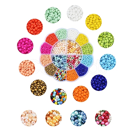 Glass Beads Set DIY-YW0003-41-1