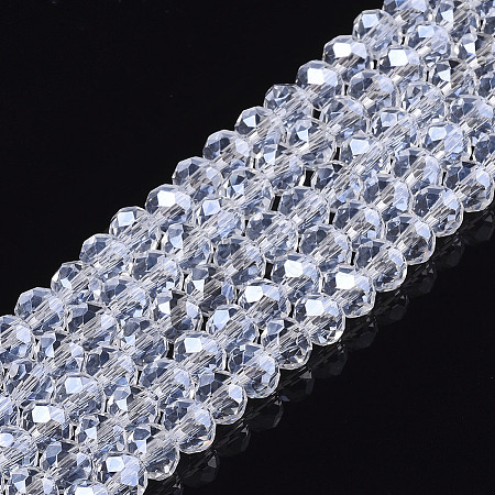 Electroplate Glass Beads Strands EGLA-A034-T6mm-A20-1