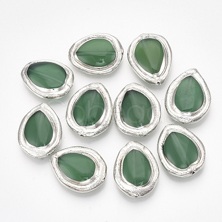 Natural Green Agate Beads G-T120-04E-1