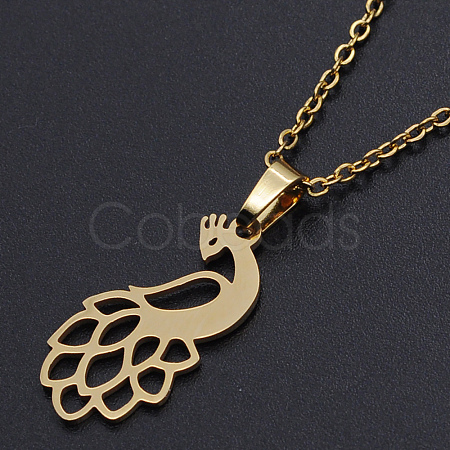 201 Stainless Steel Pendants Necklaces LS-NJEW-S105-JN703-45-2-1