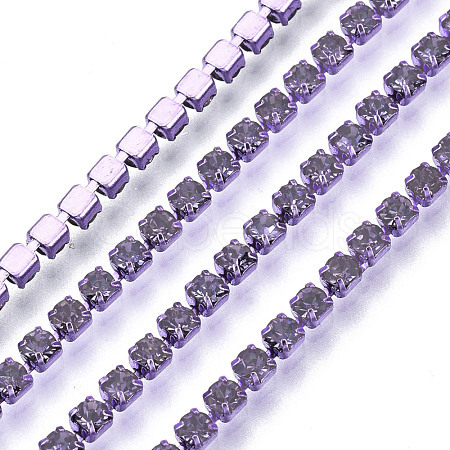 Electrophoresis Iron Rhinestone Strass Chains CHC-Q009-SS6.5-B13-1