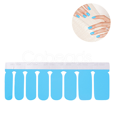 Solid Color Full Cover Best Nail Stickers MRMJ-T039-01I-1