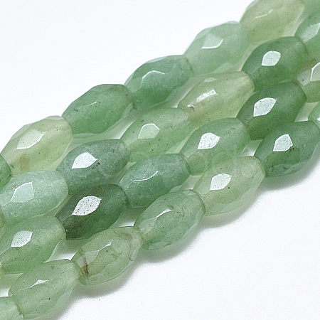 Natural Green Aventurine Beads Strands X-G-S357-A05-1