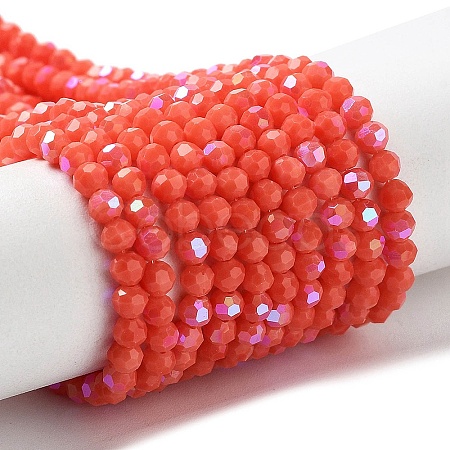 Opaque Glass Beads Strands EGLA-A035-P3mm-L34-1