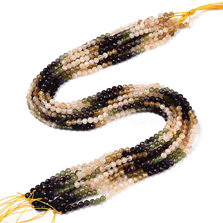 Natural & Synthetic Mixed Gemstone Beads Strands G-D080-A01-01-29-1
