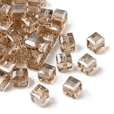Electroplated Glass Beads EGLA-G040-01A-PL03-1