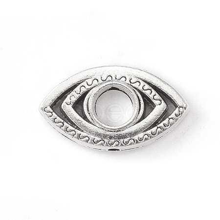 Tibetan Style Alloy Bead Frame LS-TIBE-WH0002-08AS-1