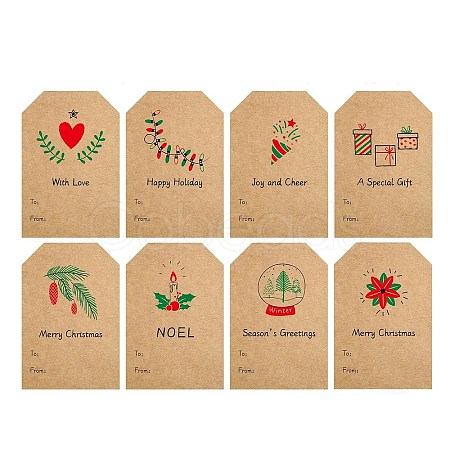 Christmas Theme Paper Stickers STIC-P013-05A-1