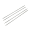 Tarnish Resistant Stainless Steel Double Pointed Knitting Needles(DPNS), Stainless Steel Color, 350x3.25mm, 4pcs/bag