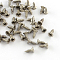 Iron Screws Findings, Platinum, 6x4mm, pin: 2mm, about 4030pcs/500g