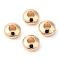 Brass Beads, Cadmium Free & Lead Free, Rondelle, Long-Lasting Plated, Light Gold, 4x2mm, Hole: 1.6mm