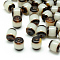 Resin Beads, Imitation Bodhi, Column, Coconut Brown, 9~10x9.5~10mm, Hole: 2mm