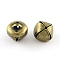 Iron Bell Charms, Antique Bronze, 13x12.5x12.5mm, Hole: 4.5x3mm