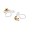 202 Stainless Steel Clip-on Earrings Findings STAS-B072-17G-2