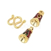Alloy Enamel Peg Bails Pin Charms FIND-A049-09G-2