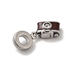 304 Stainless Steel Enamel European Dangle Charms STAS-G308-20AS-3