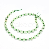 Grade AA Natural Prehnite Beads Strands G-O201B-36-2