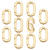 10Pcs Brass Spring Gate Rings KK-PH0005-23-1