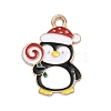 Christmas Alloy Enamel Pendants LS-ENAM-I071-01KCG-04-1