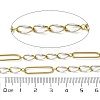 304 Stainless Steel Enamel Figaro Chains CHS-U003-02G-06-2
