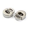 Alloy Spring Cord Locks FIND-WH0110-063P-2