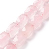 Natural Rose Quartz Beads Strands G-G765-24-2