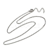 304 Stainless Steel Cross Pendant 3 Layer Necklaces for Women NJEW-F343-02P-6