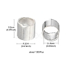 Brass Crimp Beads KK-YW0002-02S-5
