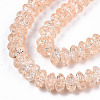 Crackle Glass Beads GLAA-S192-004F-1