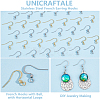 Unicraftale 120Pcs 2 Colors 304 Stainless Steel French Earring Hooks STAS-UN0054-45-5