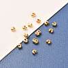 Brass Crimp Beads Covers KK-F824-036C-G-3