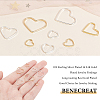 72Pcs 12 Style Brass Linking Rings KK-FH0005-73-3