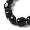 Natural Black Agate Beads Strands G-H295-A01-04-4