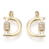 925 Sterling Silver Micro Pave Cubic Zirconia Charms STER-T004-12G-1
