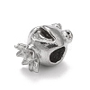 304 Stainless Steel European Beads STAS-G256-18AS-3