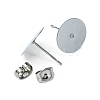 100Pcs 304 Stainless Steel Stud Earring Findings STAS-YW0001-43A-3