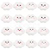 64Pcs 8 Styles Funny Opaque Resin Cabochons RESI-WR0001-14-1