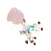 Natural Mixed Gemstone Chips Tree of Life Display Decorations AJEW-JD00015-03-4
