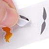 Self Adhesive Beard Pattern Sticker DIY-I067-01-4