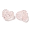 Drusy Heart Resin Rhinestone Beads RESI-C038-01B-2