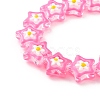 Transparent Glass Beads Strands LAMP-K037-07H-2