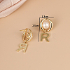 Imitation Pearl Stud Earrings FN6270-2