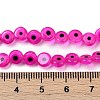 Handmade Evil Eye Lampwork Beads Strands LAMP-G164-10A-03-4