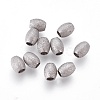 Tarnish Resistant 304 Stainless Steel Textured Beads STAS-E455-06P-4x5-2